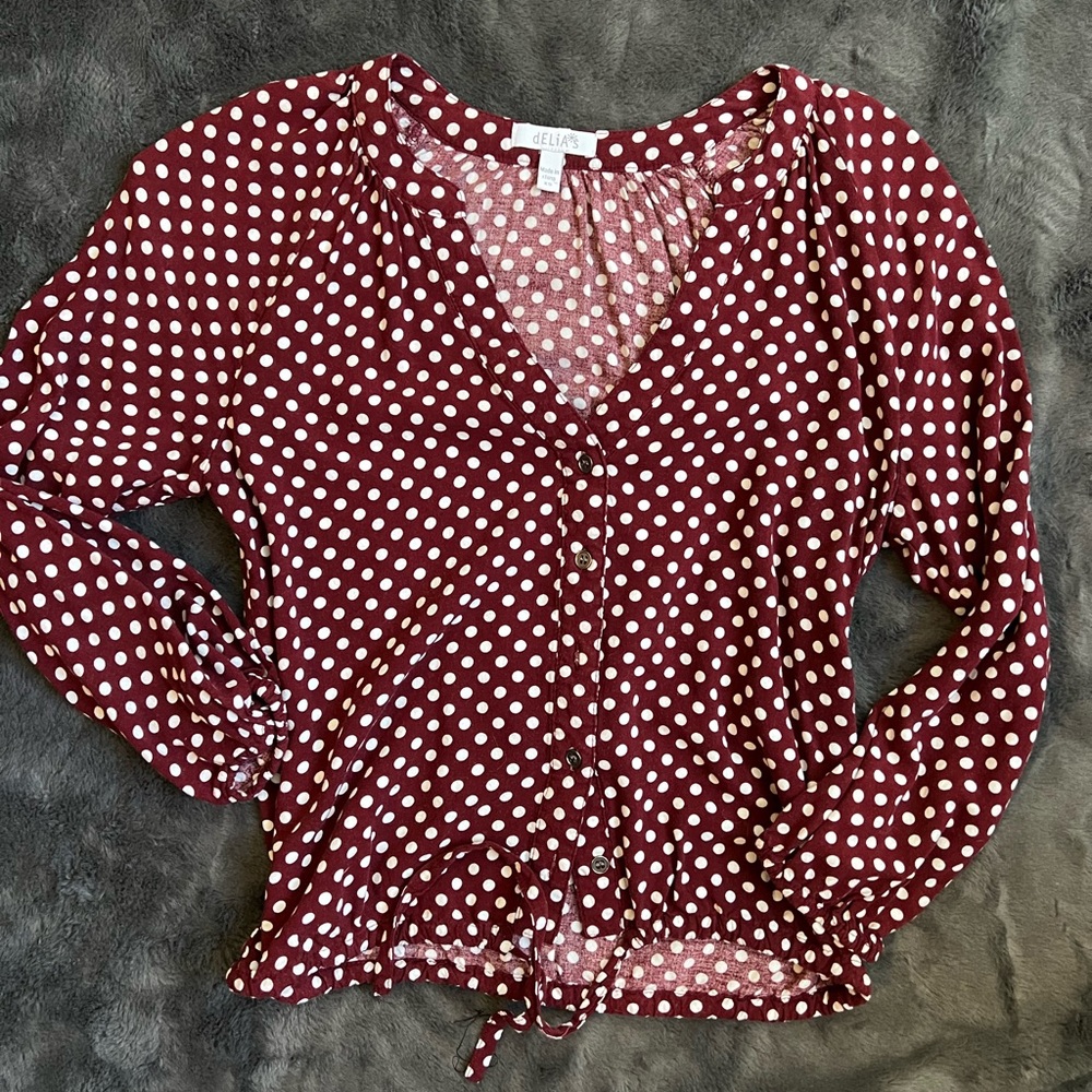 💋2 for $20💋 Juniors Polka Dot Shirt